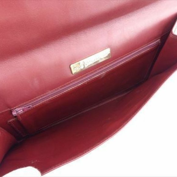 Cartier Clutch bag Mastline Red leather Woman unisex Authentic Used E1345 - Picture 3 of 8